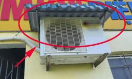 Có phải che chắn cục nóng điều hoà ngoài trời để tránh mưa nắng không? 