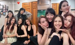 'Mẹ 2 con' Phanh Lee hội ngộ dàn bạn thân nổi tiếng, đọ sắc Huyền Lizzie vẫn chẳng kém cạnh 