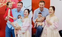Lan Phương và chồng Tây cao hơn 2m tổ chức sinh nhật cho con gái 
