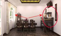 Đặt bàn thờ ở 4 vị trí này được xem là đại kỵ, nhiều nhà mắc phải mà không biết