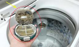 1 bộ phận của máy giặt vô cùng bẩn, tháo ra phải 'bịt mũi' nhưng ít người biết đến để vệ sinh định kỳ