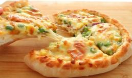 Nếu muốn ăn pizza, bạn không cần phải mua, có thể làm tại nhà 10 phút mà không cần lò nướng