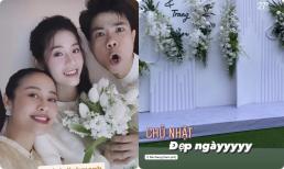 Đinh Mạnh Ninh nhá ảnh đám cưới ở Bắc Giang, chân dung cô dâu được hé lộ