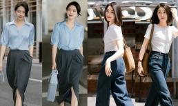 Sau 30 tuổi, bạn phải tập trung vào khí chất thay vì ngoại hình. Vào mùa hè, sự kết hợp này vừa thanh lịch vừa thon gọn như nữ thần