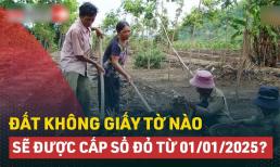 Bắt đầu từ 01/01/2025: Đây là những loại đất không có giấy tờ vẫn được cấp sổ đỏ