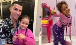 Con gái 6 tuổi của Cristiano Ronaldo đã lớn, ngoại hình chẳng kém gì mẹ Georgina! Visual xinh đẹp, trụ cột tương lai của gia đình