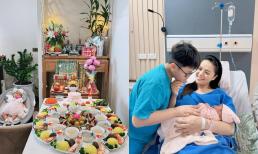 Diễn viên Thu Quỳnh tổ chức tiệc đầy tháng cho con gái cưng, ái nữ gây sốt khi lộ diện cực xinh xắn 