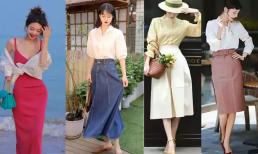 Áo sơ mi không nhất thiết phải kết hợp với quần! Năm nay ra đường tràn ngập áo + váy vừa thanh lịch vừa thon gọn