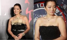 Củng Lợi 58 tuổi quá xấu hổ, mặc váy cúp ngực gợi cảm nhưng lại để lộ rõ khuyết điểm mà đa số phụ nữ tuổi trung niên mắc phải  