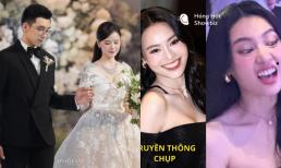 Dàn sao Vbiz bị 'dìm hàng' không nương tay trong đám cưới Midu: Lâm Vỹ Dạ lộ lỗi trang điểm, Lan Ngọc cực hài hước 