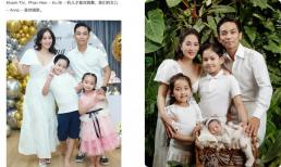 Hai nhóc tì nhà Khánh Thi - Phan Hiển nhận được lời khen từ báo chí Trung Quốc