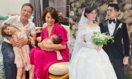 Sao Việt 1/7: Chí Trung đưa bạn gái Á hậu đến mừng đầy tháng cháu nội; Chia sẻ đầu tiên của Midu sau đám cưới
