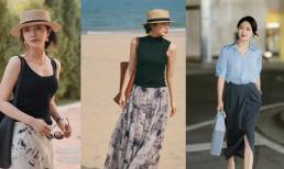 Phụ nữ 40, 50 tuổi đừng chọn đồ bừa bãi khi mặc váy mùa hè, chỉ phối 4 kiểu này là đã nổi bật và thời trang 