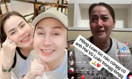 Con gái Vũ Linh khóc lóc trên sóng livestream, con nuôi 'Ông hoàng cải lương Hồ quảng' phản ứng ra sao?