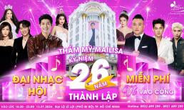 Mailisa kỷ niệm 26 năm thành lập với sự góp mặt của các ngôi sao nổi tiếng tại Đại lộ Lê Lợi - Nguyễn Huệ (TP.HCM)