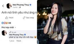 Mai Phương Thúy xác nhận tình trạng yêu đương với bạn trai nhưng sau đó lại làm điều khó hiểu này
