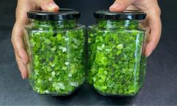 Việc bảo quản hành thực ra rất đơn giản. Sau 1 năm, bạn có thể ăn tùy thích mà không hề hỏng