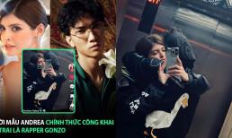 Mẫu Tây đình đám Andrea bất ngờ công khai đã có người yêu, học trò Binz lập tức bị réo tên