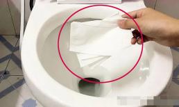 'Giấy vệ sinh' có thể xả thẳng vào bồn cầu được không ? Nhiều người làm sai, chẳng trách nhà tắm có mùi hôi! 