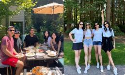 Tăng Thanh Hà đăng ảnh bên hội chị em bạn dì, dân tình xuýt xoa vì đẹp không góc chết