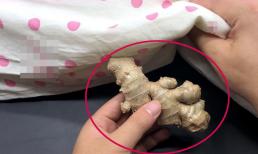 Đặt gói gừng bên cạnh gối trước khi đi ngủ có tác dụng thực sự mạnh mẽ. Nó có thể giải quyết được những vấn đề lớn của nam giới và phụ nữ