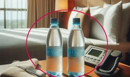 Khi ở khách sạn, tốt nhất không nên uống nước khoáng trong phòng. Nhiều người đã trở thành nạn nhân của chiêu trò này 