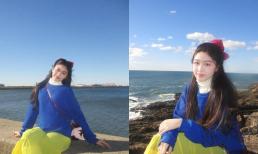 Con gái Quyền Linh khoe visual trong veo khi đi du lịch, diện đồ đơn giản vẫn xinh miễn bàn 