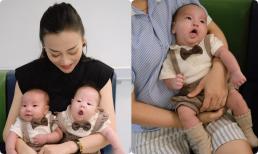 Phương Oanh lừa cặp song sinh đi tiêm chủng bằng cách cực hài, hai nhóc tì gây mê vì một chi tiết