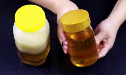 Lật ngược lọ mật ong sẽ biết ngay mật ong là thật hay giả, đừng mua nhầm sau khi đọc nhé!