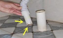 Chỉ cần một chiếc túi nilon, cống thoát nước nhà tắm, nhà bếp sẽ không còn mùi hôi nữa!