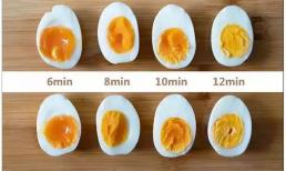 Trứng luộc mấy phút để chín lòng đào? Hãy nhớ thời gian này sau khi nấu, trứng sẽ siêu mềm và vỏ sẽ dễ bóc
