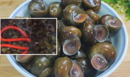 Tôi đã mắc sai lầm trong bước đầu tiên rửa ốc. Bà tôi đã dạy một mẹo, những con ốc tự nhả hết cặn bẩn ra ngoài! 