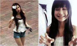 Hình ảnh Angelababy ở Nhật Bản năm 18 tuổi bị lộ, vẻ mặt kém sắc khi đang ăn kem, nhìn thoáng qua đã biết cô phẫu thuật thẩm mỹ hay chưa