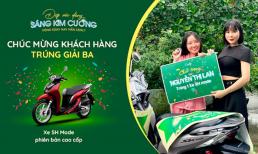 Chúc mừng khách hàng Cenly trúng xe SH Mode từ minigame “Đẹp Vóc Dáng - Sáng Kim Cương”