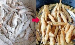 Khi chiên cá nhỏ, nên dùng tinh bột hay bột mì phủ cho ngon? Hóa ra đầu bếp làm theo cách này vừa giòn vừa ngon