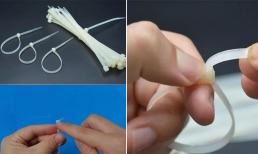 Hóa ra việc tháo dây rút dễ đến thế, bạn có thể tháo dây chỉ bằng một cú chạm nhẹ 