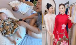 Shark Bình trò chuyện cùng hai con song sinh, Hoa hậu Ngọc Hân phải thốt lên điều này