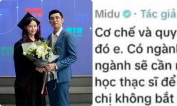Cư dân mạng tranh cãi về vấn đề chưa tốt nghiệp Thạc sĩ nhưng đã là giảng viên, Midu giải thích thế nào?