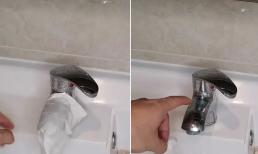 Rất khó để làm sạch cặn bám trên vòi inox! Sau đây là mẹo làm sạch để vòi có diện mạo mới chỉ bằng một lần lau nhẹ