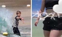 Con gái từng có ý định chuyển giới của Angelina Jolie gây chú ý khi mặc đồ bơi, liệu có khác so với thời tomboy?