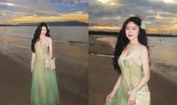 Con gái Quyền Linh lần đầu diện đồ 'nửa kín nửa hở', vóc dáng tuổi 18 quá ấn tượng 