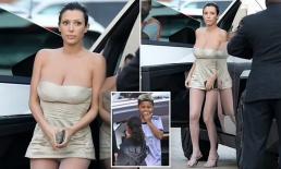 Từng bị Kim Kardashian cảnh cáo, vợ mới của Kanye West có còn dám ăn mặc hở hang khi đưa con của Kim Kardashian đi ăn?