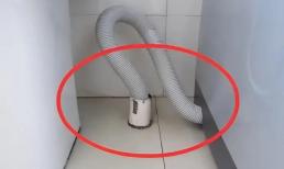 Nhiều người cắm ống thoát nước của máy giặt vào ống thoát sàn, thật ngu ngốc! Hãy xem dì dọn phòng làm gì, cô ấy thật thông minh!