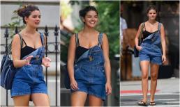 Con gái Tom Cruise trông như người mẫu quần yếm trên phố sau khi lộ ý định muốn gia nhập làng giải trí