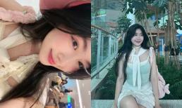 Con gái Quyền Linh gây sốt với nhan sắc xinh đẹp tựa như nữ thần tại sân bay, gu thời trang ngày càng đỉnh