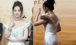 Với bắp tay mũm mĩm và tấm lưng dày, cư dân mạng không khỏi bật cười sau khi xem ảnh mới của Lưu Diệc Phi