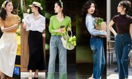 Những cô gái trên 40 tuổi thích hợp hơn với phong cách Pháp đơn giản trong mùa thu, điều này thể hiện sự sang trọng và cao cấp của họ