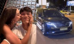 Thủ môn Bùi Tiến Dũng hết thời mê siêu xe, lái xế hộp bình dân đến sân bay đón vợ Tây 