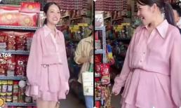 Puka lộ thêm nhiều dấu hiệu của bà bầu qua ống kính 'team qua đường'