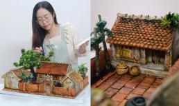 Độc lạ chiếc bánh Trung thu hình làng quê gây sốt, chính chủ chia sẻ gì?